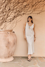Load image into Gallery viewer, MARLOW COMO LINEN BIAS SKIRT NATURAL