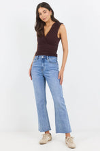 Load image into Gallery viewer, IVY + JACK CATALINA 90S BLUE KICK FLARE CROP JEAN
