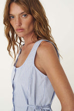 Load image into Gallery viewer, ROWIE DANDY TOP BLUE STRIPE