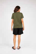 Load image into Gallery viewer, MARLOW NOTO LINEN TEE CYPRESS
