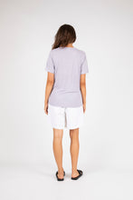 Load image into Gallery viewer, MARLOW NOTO LINEN TEE THISTLE
