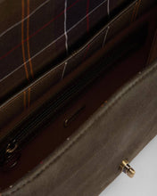 Load image into Gallery viewer, BARBOUR ROSA SUEDE & LEATHER CROSSBODY BAG OLIVE