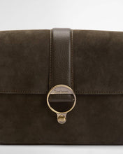 Load image into Gallery viewer, BARBOUR ROSA SUEDE & LEATHER CROSSBODY BAG OLIVE