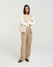 Load image into Gallery viewer, ET ALIA LOLA VEST OATMEAL