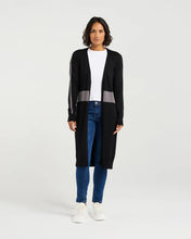 Load image into Gallery viewer, ET ALIA KYLIE KNIT CARDI BLACK/GREY