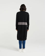 Load image into Gallery viewer, ET ALIA KYLIE KNIT CARDI BLACK/GREY