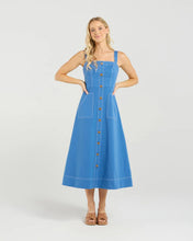 Load image into Gallery viewer, ET ALIA AVA DRESS FRENCH INDIGO