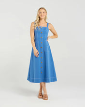 Load image into Gallery viewer, ET ALIA AVA DRESS FRENCH INDIGO