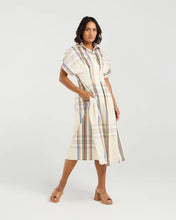Load image into Gallery viewer, ET ALIA AUDREY DRESS SUNSET PLAID