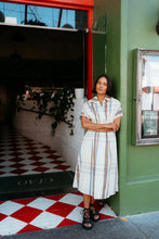 Load image into Gallery viewer, ET ALIA AUDREY DRESS SUNSET PLAID