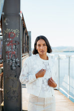 Load image into Gallery viewer, ET ALIA SKYLAR BOMBER IVORY FLORALS