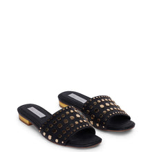 Load image into Gallery viewer, KATHRYN WILSON EDEN SLIDE BLACK