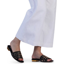 Load image into Gallery viewer, KATHRYN WILSON EDEN SLIDE BLACK