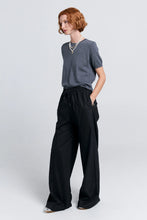 Load image into Gallery viewer, KAREN WALKER FRONTIER TROUSERS BLACK