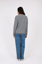 Load image into Gallery viewer, MARLOW UNO RIB LONGSLEEVE TEE INDIGO STRIPE