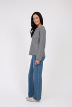 Load image into Gallery viewer, MARLOW UNO RIB LONGSLEEVE TEE INDIGO STRIPE