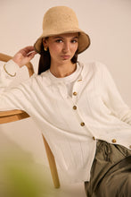 Load image into Gallery viewer, MARLOW EMBER CARDIGAN CHALK