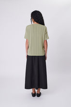 Load image into Gallery viewer, MARLOW EMBER KNIT TEE CELERY