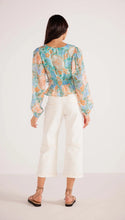 Load image into Gallery viewer, MINK PINK EVELYN WRAP BLOUSE MINT FLORAL
