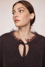Load image into Gallery viewer, MARLE FRAYED GABRIELLE JUMPER