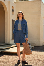 Load image into Gallery viewer, MARLOW FRESCO JACKET MID WASH