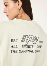 Load image into Gallery viewer, P.E NATION GLIDE SWEAT WHISPER WHITE