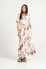Load image into Gallery viewer, TUESDAY GODET SHIRT DRESS VINTAGE FLORAL