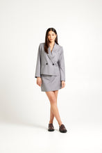 Load image into Gallery viewer, TUESDAY GOLDIE MINI SKIRT SILVER