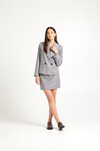 Load image into Gallery viewer, TUESDAY GOLDIE MINI SKIRT SILVER