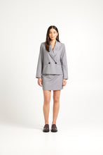 Load image into Gallery viewer, TUESDAY GOLDIE MINI SKIRT SILVER