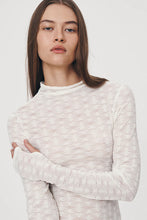 Load image into Gallery viewer, ROWIE GALO FLOWER LACE TOP CREME
