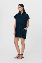 Load image into Gallery viewer, ROWIE GINA LINEN MINI DRESS
