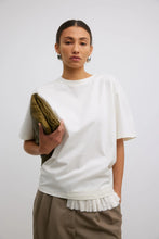Load image into Gallery viewer, GREGORY MAVIS TEE STUCCO WITH RUFFLE TRIM