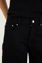 Load image into Gallery viewer, Recut coming soon |
AMONG THE BRAVE GRADUATE JET BLACK STRETCH BARREL JEANS