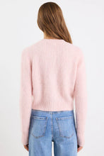 Load image into Gallery viewer, IVY + JACK HIGHLIGHT BLUSH MOHAIR BLEND CREWNECK CARDIGAN