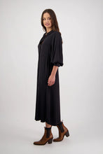 Load image into Gallery viewer, BRIARWOOD HOLLIE VISCOSE DRESS BLACK