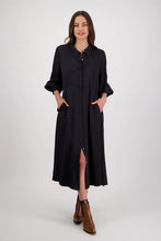 Load image into Gallery viewer, BRIARWOOD HOLLIE VISCOSE DRESS BLACK