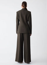 Load image into Gallery viewer, ESMAEE SYMMETRY BLAZER DARK OLIVE