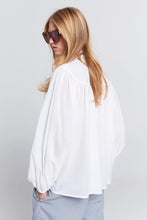 Load image into Gallery viewer, KAREN WALKER REINING BOW BLOUSE WHITE