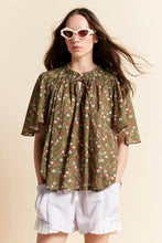 Load image into Gallery viewer, KAREN WALKER AGNES BLOUSE OLIVE MULTI