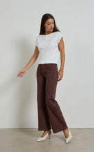 Load image into Gallery viewer, DRICOPER INDY HIGH RISE WIDE LEG JEAN FRENCH ROAST