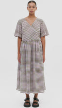Load image into Gallery viewer, KOWTOW EVE WRAP DRESS OPTIC CHECK
