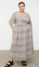 Load image into Gallery viewer, KOWTOW EVE WRAP DRESS OPTIC CHECK
