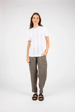 Load image into Gallery viewer, MARLOW PALMER EDIT MESH TEE WHITE
