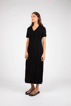 Load image into Gallery viewer, MARLOW PALMER POLO DRESS BLACK
