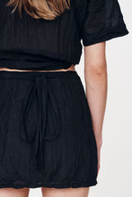Load image into Gallery viewer, ROWIE JOLE SILK MINI WRAP SKIRT
