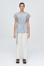 Load image into Gallery viewer, MARLE JUDE TOP BLEU STRIPE