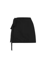 Load image into Gallery viewer, ROWIE JOLE SILK MINI WRAP SKIRT