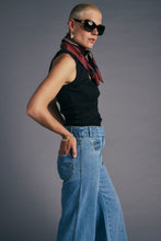 Load image into Gallery viewer, KAREN WALKER STARBOARD PANNELLED FLARES LIGHT BLUE OUTLAND DENIM