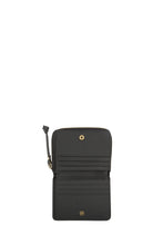Load image into Gallery viewer, KAREN WALKER LEATHER ZIP WALLET BLACK